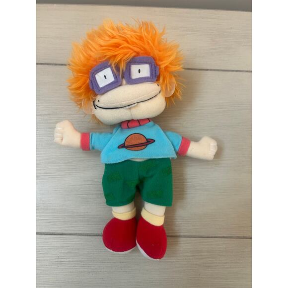 VTG Chuckie Rugrats Plush Doll Nickelodeon Vintage Toy 2000 Stuffed Animal - Picture 1 of 6